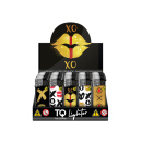 Elektrofeuerzeuge "XOXO" 50er Display