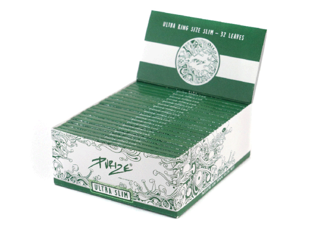 PURIZE Brown, 40er Pack., King Size Ultra  Slim, Papers