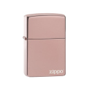 Zippo Feuerzeug - Ros&eacute; Gold  mit Logo