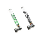 Glaspfeifen "Cosmos &amp; Leaf", 9,5 cm, 15er...