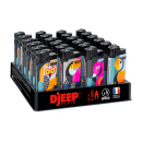 DJEEP Feuerzeuge "Fluo Bird" versch. Farben;...