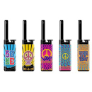 Stabfeuerzeuge Mini "Hippy Love" 25er...