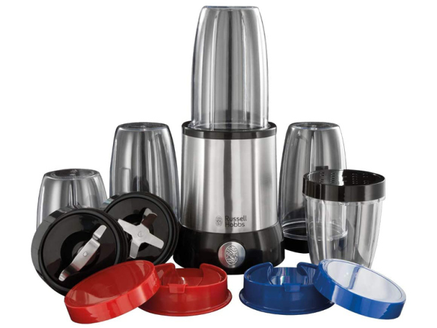 Russell Hobbs Multifunktionsmixer NutriBoost, inkl. 5 BPA-freie und spülmaschinengeeignete Behälter + Deckel, UVP: 89,00 Euro