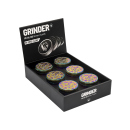 Grinder Icy "THC Molecules" Metal, 4-tlg.:...