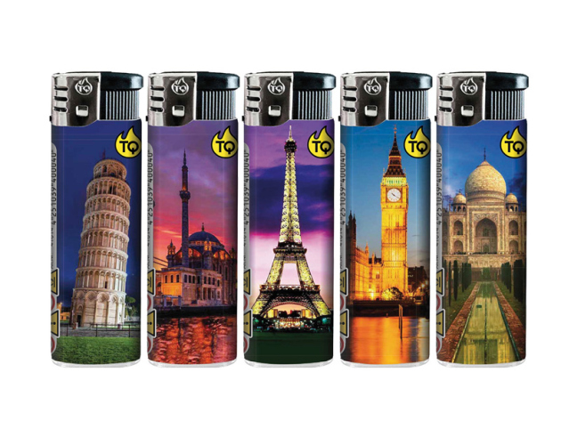 Elektrofeuerzeuge BIG City" 50er Display