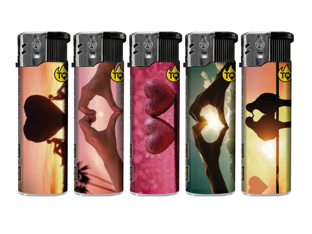 Elektrofeuerzeuge "COUPLE"; 50er Display