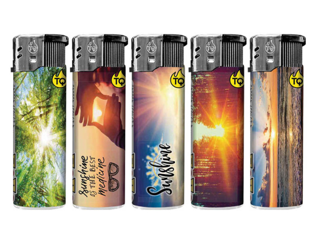 Elektrofeuerzeuge "SUNSHINE"; 50er Display