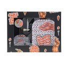 Geschenkbox "Weed" Grinder, Weed Pipe, Drehunterlage & Aschenbecher, versch. Motive; einzeln