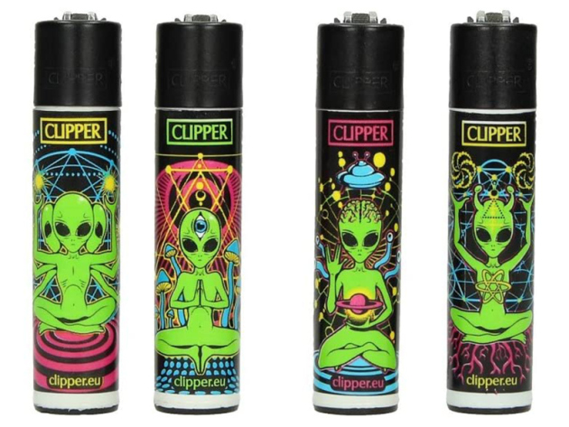 Clipper Large TRIPPY ALIENS, 48er Display