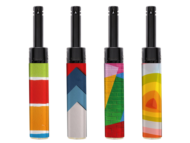 Stabfeuerzeuge Mini "BBQ Colourful" 24er Display