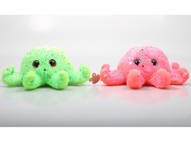 Plüsch Octopus, 36 x12cm, 2-fach sortiert, einzeln