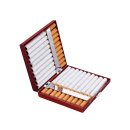 Zigarettenetui "Herz/Pik" für 20 Zig. mit Spange, 12er Display