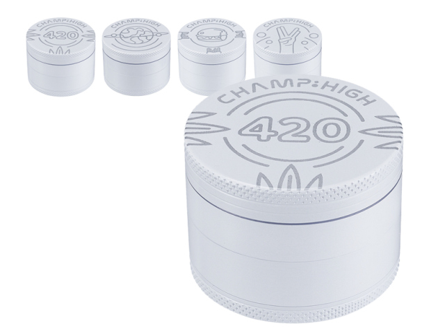 Grinder "White Design 420" 4-tlg., Ø 5 cm, einzeln