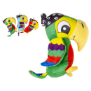 Pl&uuml;sch Piraten Papagei, 25 cm, 3-fach sortiert,...