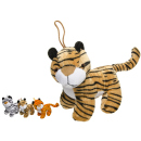 Pl&uuml;sch Tiger, 16 cm, 3-fach sortiert, einzeln