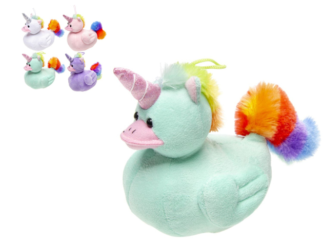Plüsch Uniduckz, 15 cm, 4-fach sortiert, einzeln