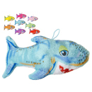 Plüsch Hai, ca. 22 cm, 8-fach sortiert, einzeln