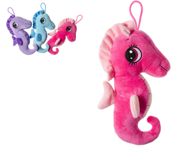 Plüsch Seepferdchen, 32 cm, 3-fach sortiert, einzeln