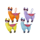 Pl&uuml;sch Lustiges Alpaka, ca. 19 cm, 4-fach sortiert,...