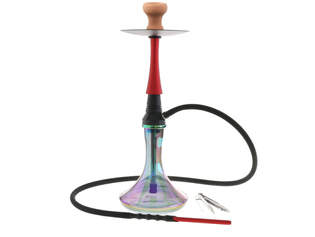 Shisha "Red" Höhe ca. 55 cm; 1 Schlauch