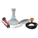 Shisha "Red" H&ouml;he ca. 55 cm; 1 Schlauch