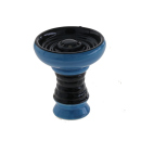 Shisha Kopf Keramik "Schwarz-Blau";...