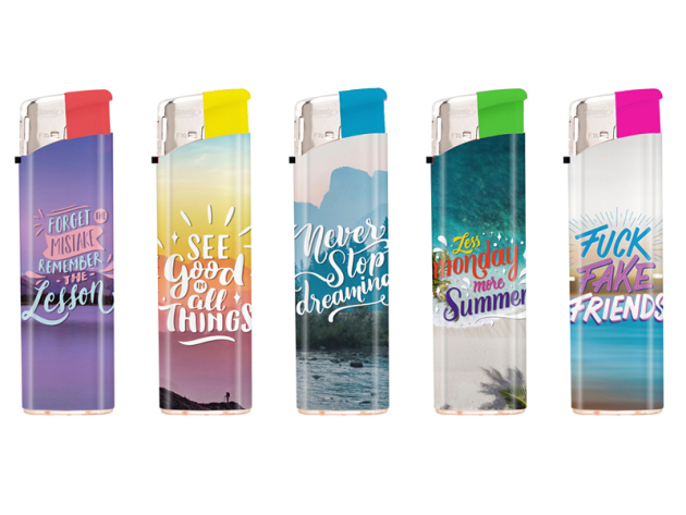 Elektrofeuerzeuge "Quote II", 50er Display