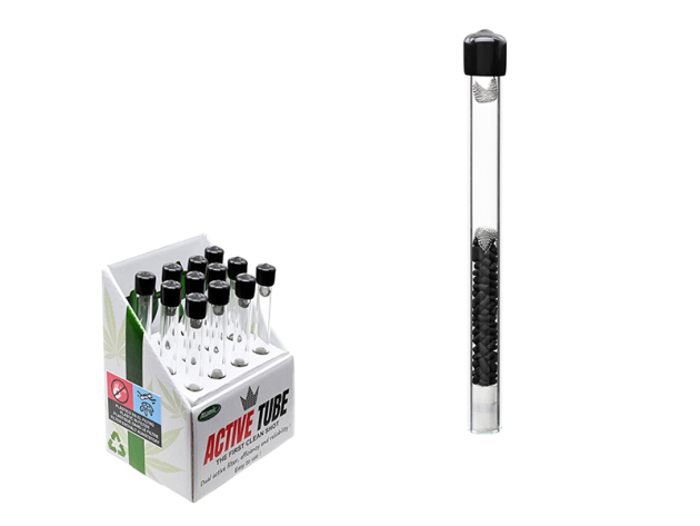 Active Tube Glas Pipe transparent- 12er Display