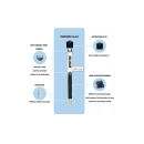 Active Tube Glas Pipe transparent- 12er Display