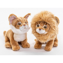 Plüsch Katze mit abnehmbarer Löwenmähne,...
