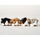 Pl&uuml;sch Katze, H&ouml;he 14 cm, 4-fach...