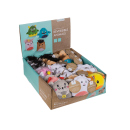 Pl&uuml;sch Wendetier mit Karabiner; ca. 9 cm, 6-fach...