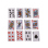 Mini-Spielkarten, Poker, ca. 6 x 4 cm, 54 Karten, 24er Display