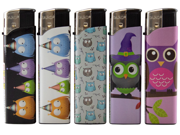 Elektrofeuerzeuge "Owl", 50er Display