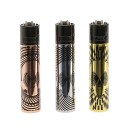 Clipper Metal Large AMAZING SKULLS, 12er Display