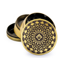Grinder Gold "Leaf Pattern" Metal,...