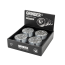 Grinder Silber "THC Molecule" Metal, 4-tlg.:...