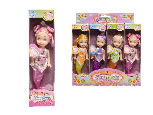 "Mermaid" Meerjungfrau, 4-fach sortiert, einzeln