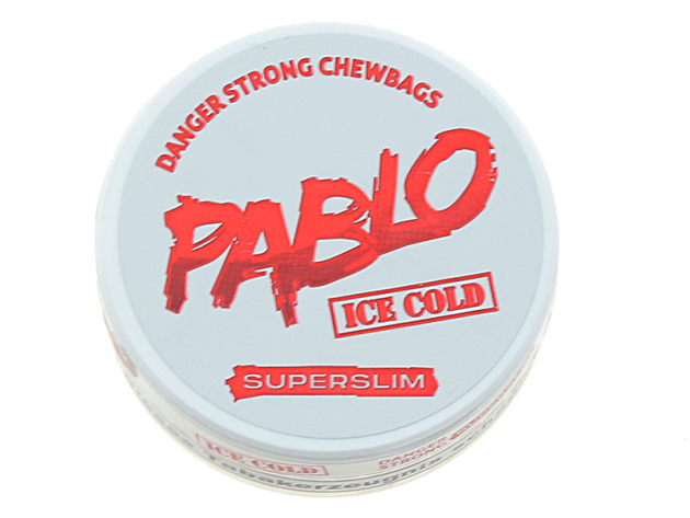 PABLO "Ice Cold" Super Slim Kautabak, 13 g Dose