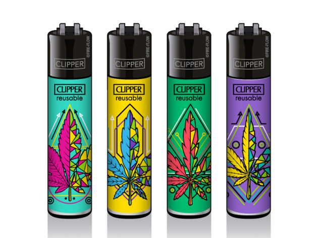 Clipper Large GEOMETRICAL LEAVES #2, 48er Display