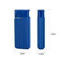 Metallfeuerzeuge "Vienne" Jet-Flame,4 Farben sort., 6er Display