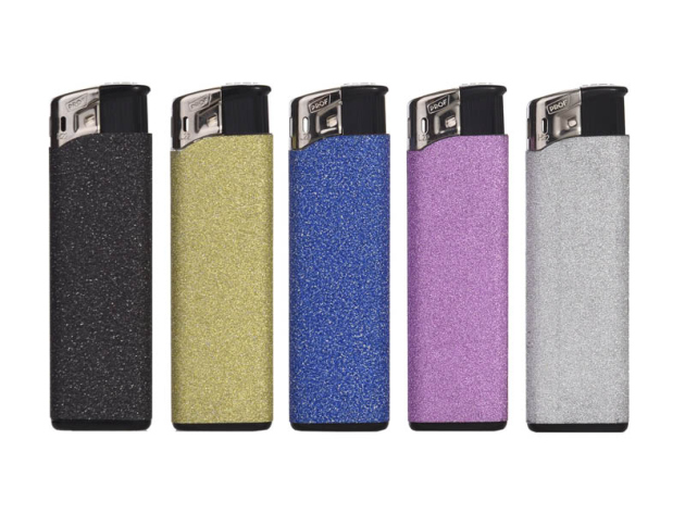 Elektrofeuerzeuge "GLITTER NEW" 50er Display