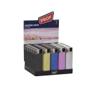 Elektrofeuerzeuge "GLITTER NEW" 50er Display