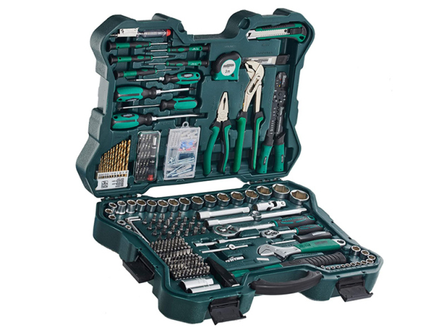 Brüder Mannesmann M29088 Steckschlüssel und Werkzeugsatz, 303-tlg, UVP: 159,00 Euro