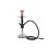 Hookah "Ibrim" coffee, 47cm, 1 hose