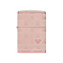 Zippo Feuerzeug - Hearts RoseGold / Laser 360°