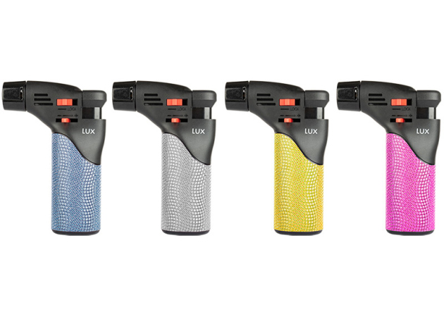 Sturmfeuerzeuge "Glitter" Jet Torch, 12er Display