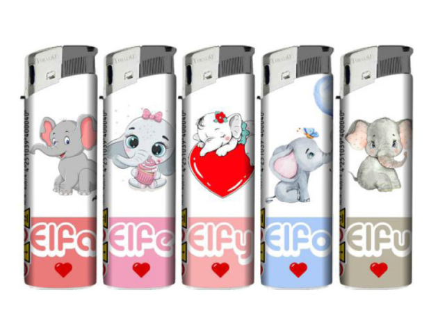 Elektrofeuerzeuge "Elfy", 50er Display