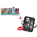 Aktion 550 Feuerzeuge + Penobon Grillbesteck Set 9 -teilig