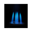 Sturmfeuerzeug "schwarz/goldfarben" 4x Jet-Flame, einzeln